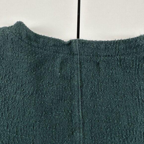 Madewell Green Texture & Thread Wrap Top Womens Sz XXS - Picture 6 of 6